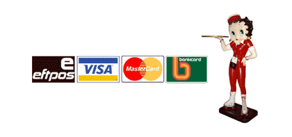 We Accept Eftpos, Visa, Mastercard